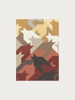 Sustainability Edition - Cashmink-Decke mit Hahnentritt-Design - Made in Germany