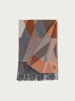 Sustainability Edition - Cashmink-Decke mit Dreieck-Design - Made in Germany