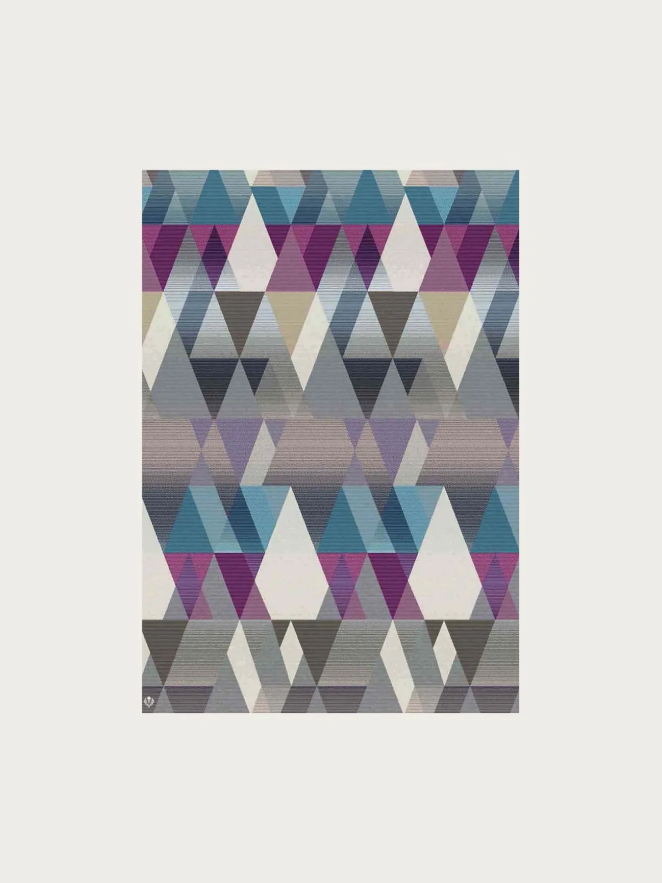 Sustainability Edition - Cashmink-Decke mit Dreieck-Design - Made in Germany