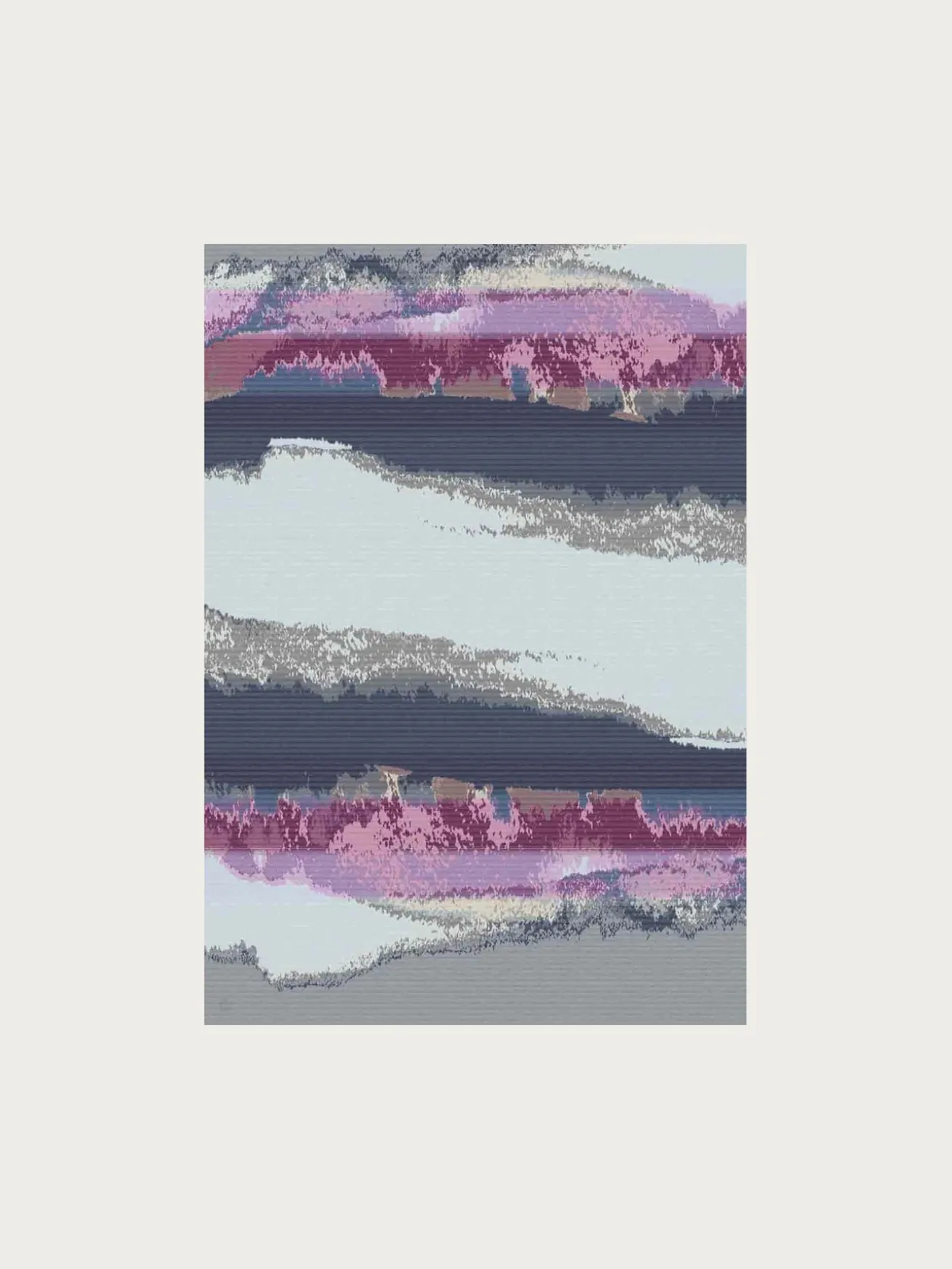 Sustainability Edition - Cashmink-Decke mit Aquarell-Design - Made in Germany