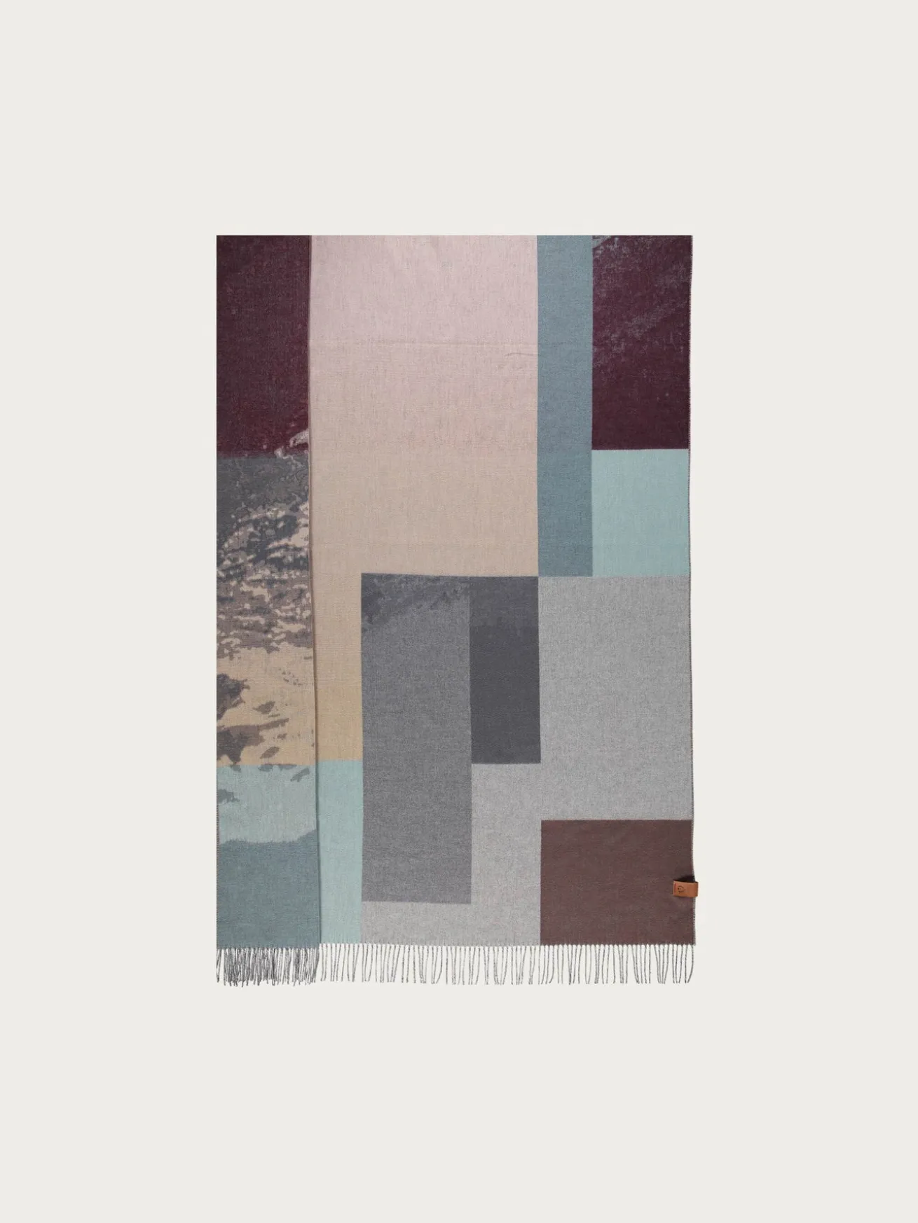 Sustainability Edition - Cashmink-Decke mit Colour Block Design - Made in Germany