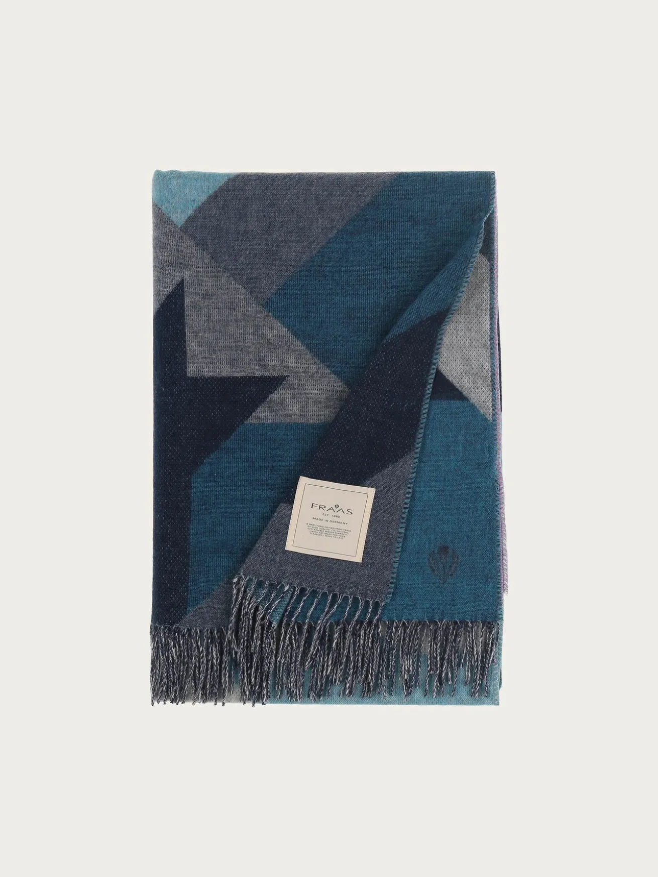 Sustainability Edition - Cashmink-Decke mit Hahnentritt-Design - Made in Germany