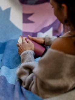 Sustainability Edition - Cashmink-Decke mit Hahnentritt-Design - Made in Germany