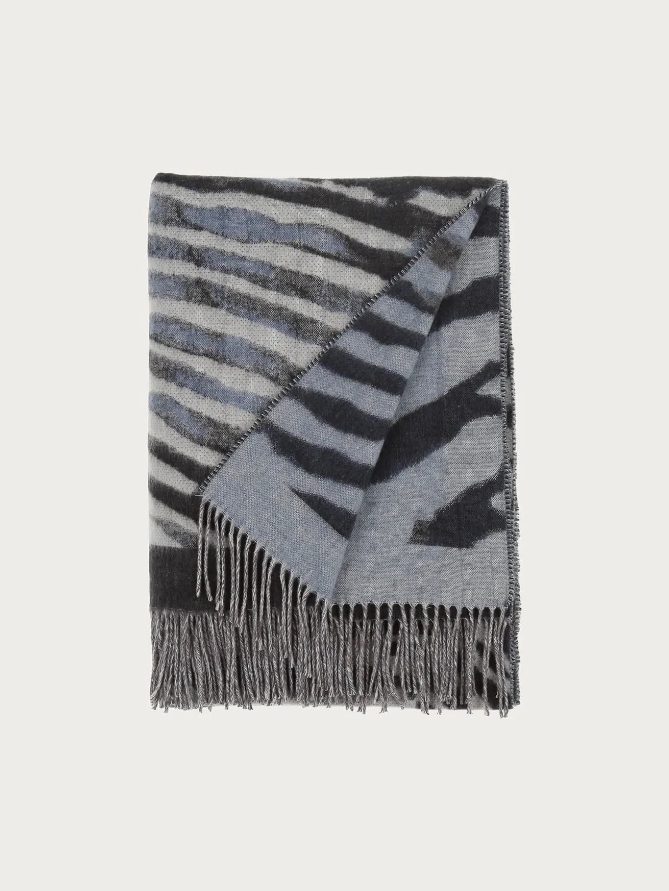 Sustainability Edition - Cashmink-Decke mit Zebra-Design - Made in Germany