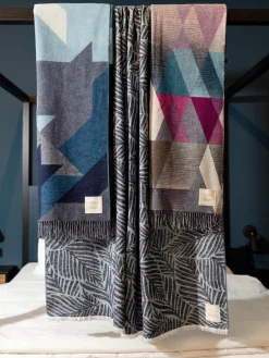 Sustainability Edition - Cashmink-Decke mit Hahnentritt-Design - Made in Germany