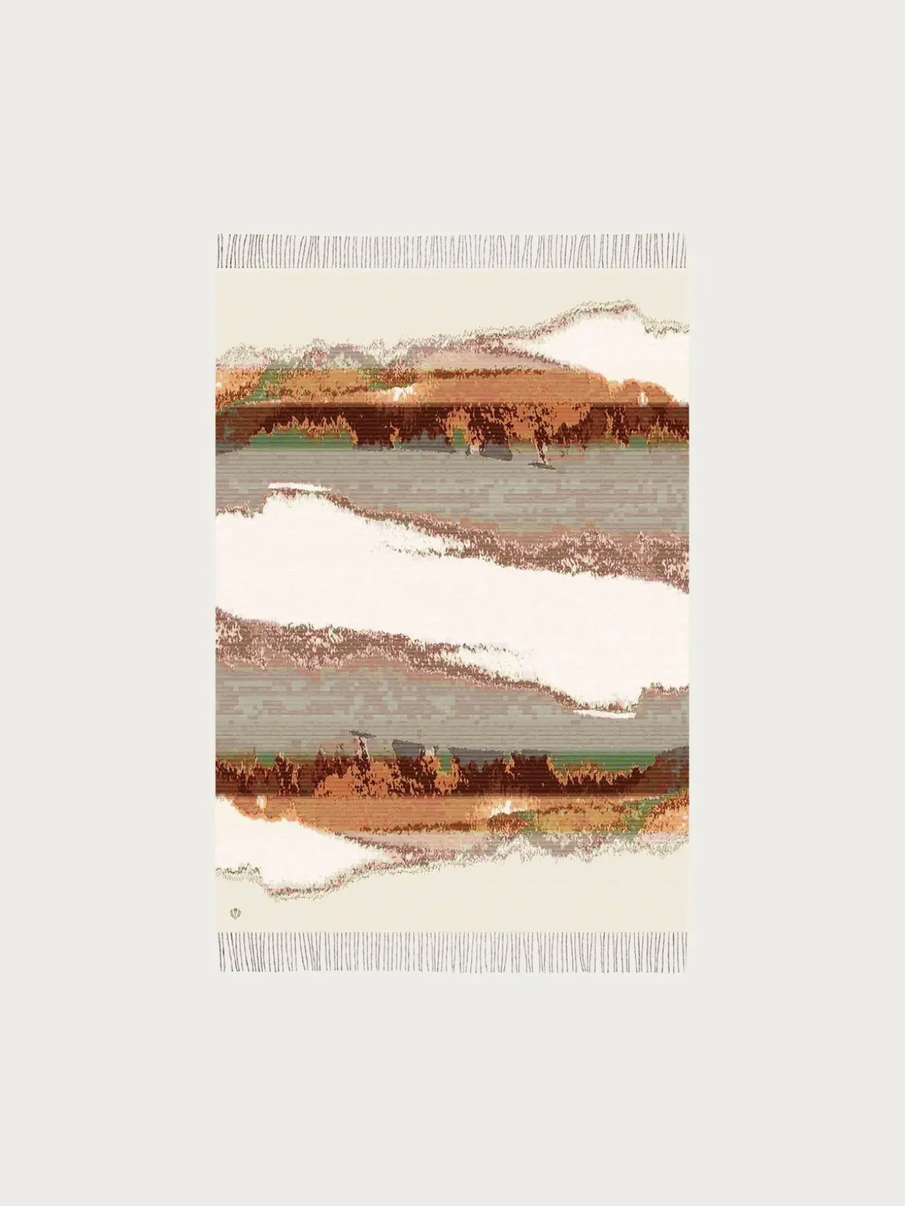 Sustainability Edition - Cashmink-Decke mit Aquarell-Design - Made in Germany