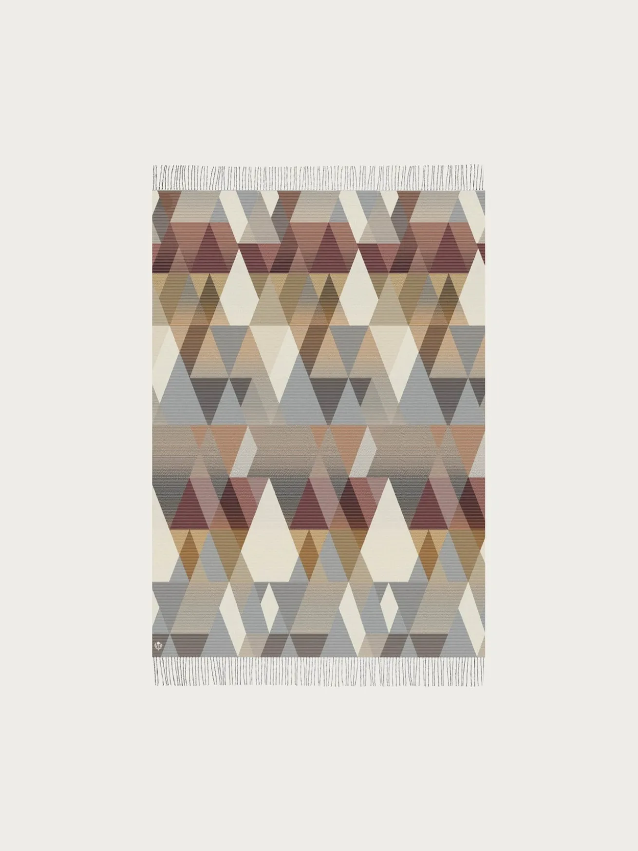 Sustainability Edition - Cashmink-Decke mit Dreieck-Design - Made in Germany