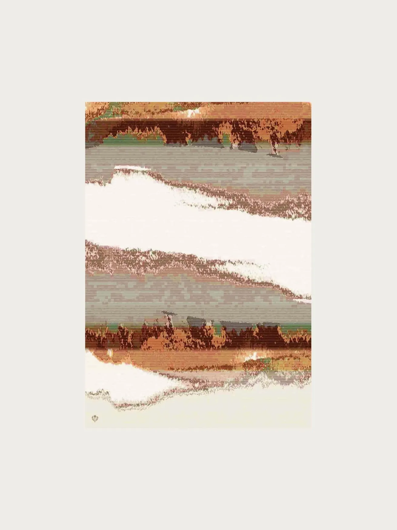 Sustainability Edition - Cashmink-Decke mit Aquarell-Design - Made in Germany