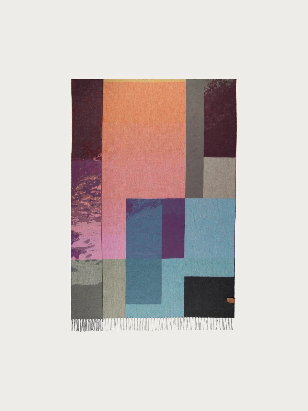 Sustainability Edition - Cashmink-Decke mit Colour Block Design - Made in Germany