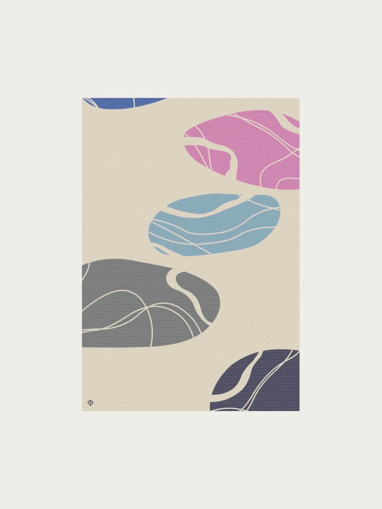 Sustainability Edition - Cashmink-Decke mit Kieselstein-Design - Made in Germany
