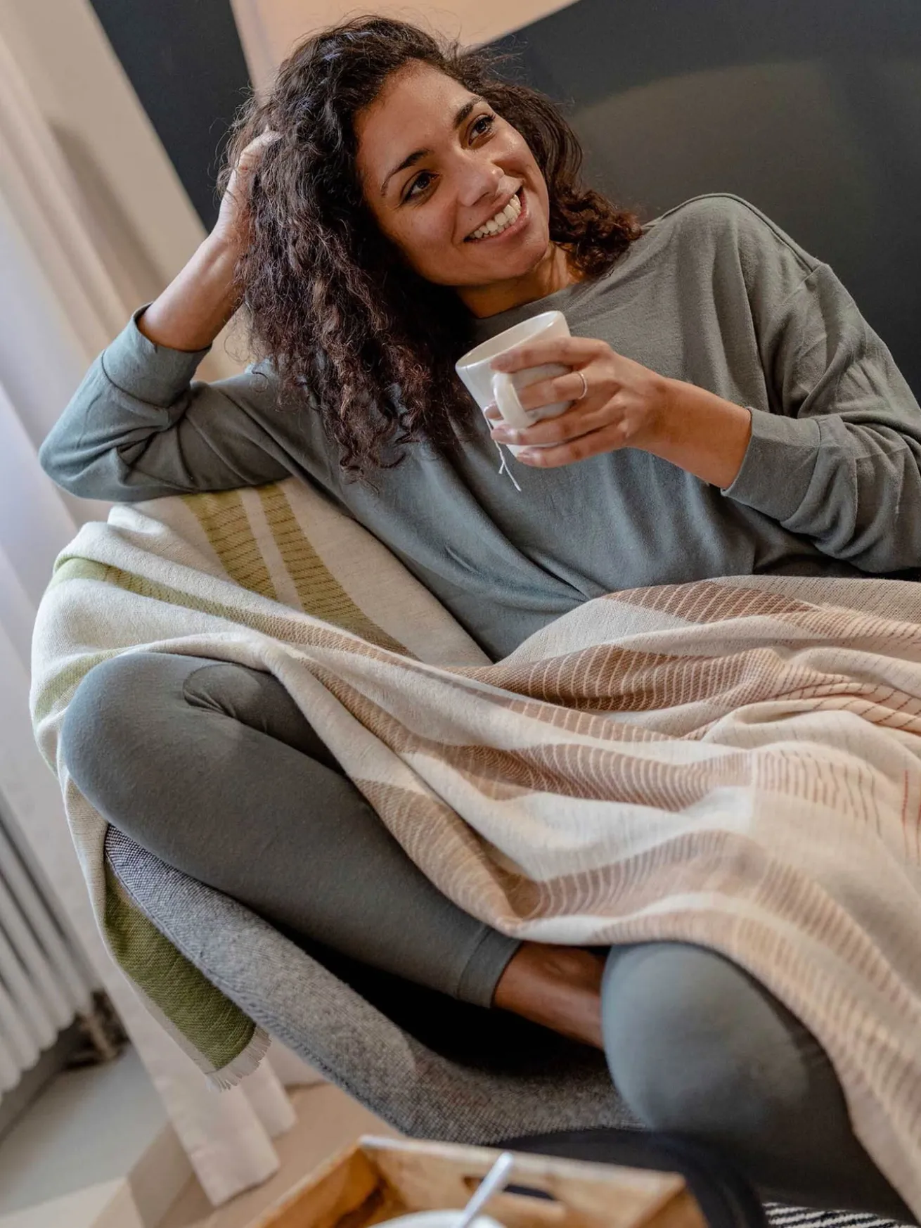 Sustainability Edition - Decke mit Wave-Design - Made in Germany