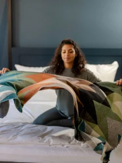 Sustainability Edition - Decke mit Zickzack-Design - Made in Germany