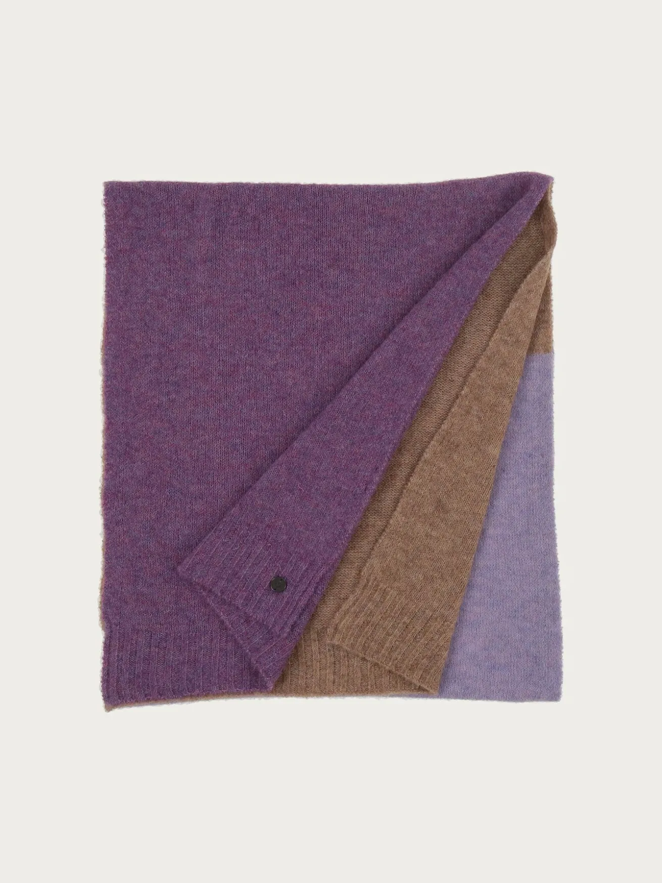 Sustainability Edition - Gestrickter Schal mit Blockstreifen
