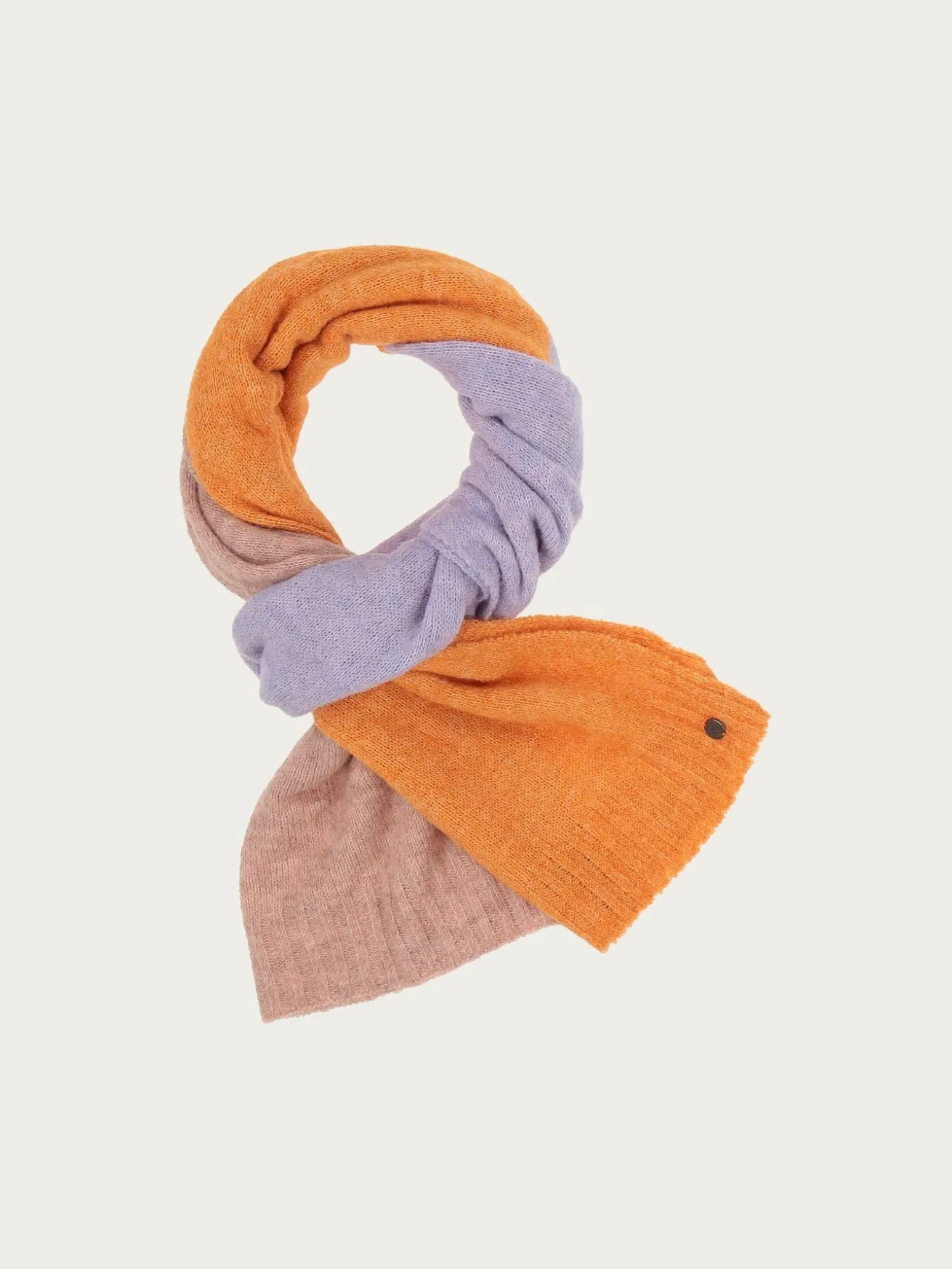Sustainability Edition - Gestrickter Schal mit Blockstreifen