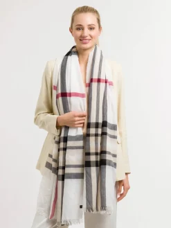 Sustainability Edition - Leichte Stola mit FRAAS Plaid Karo