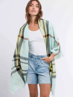 Sustainability Edition - Leichte Stola mit FRAAS Plaid Karo