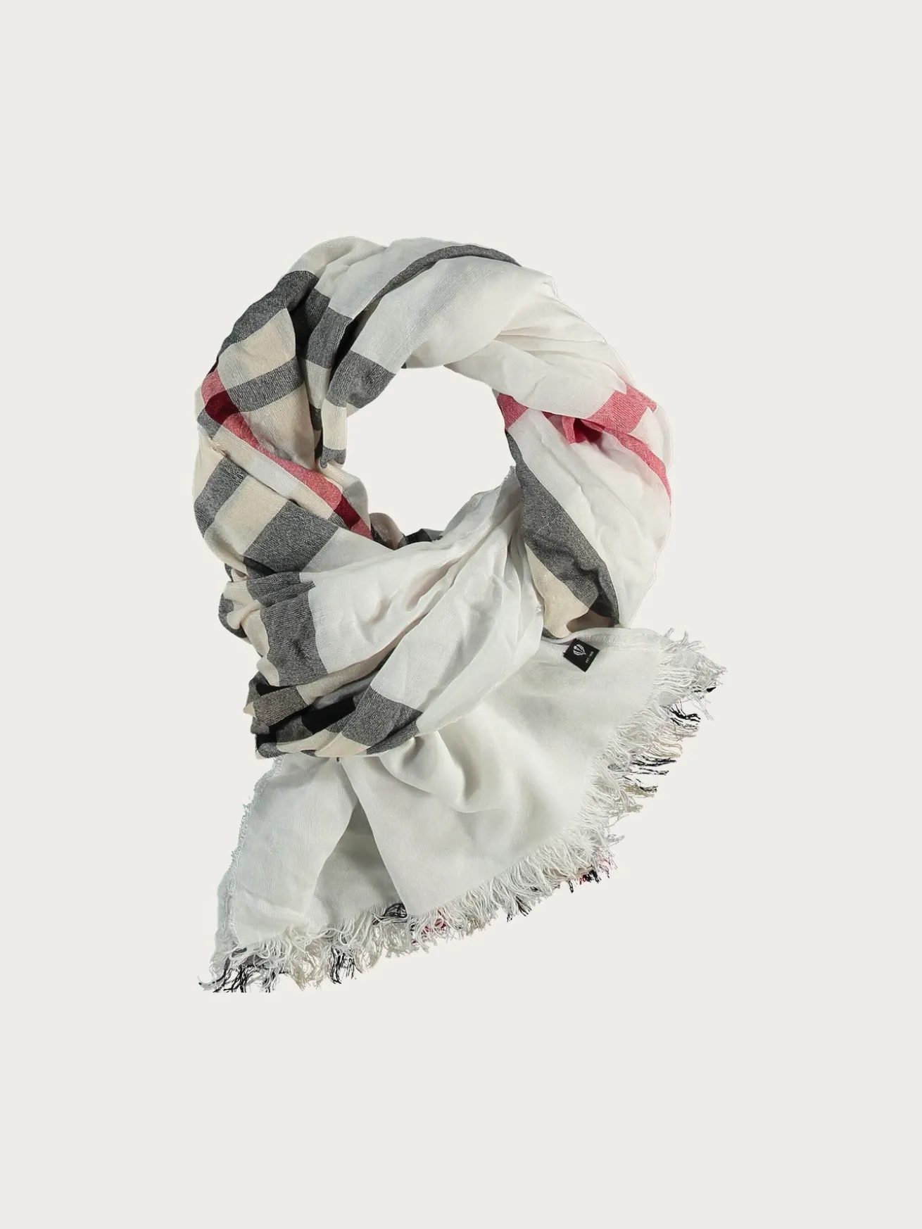 Sustainability Edition - Leichte Stola mit FRAAS Plaid Karo