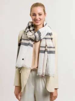 Sustainability Edition - Leichte Stola mit FRAAS Plaid Karo