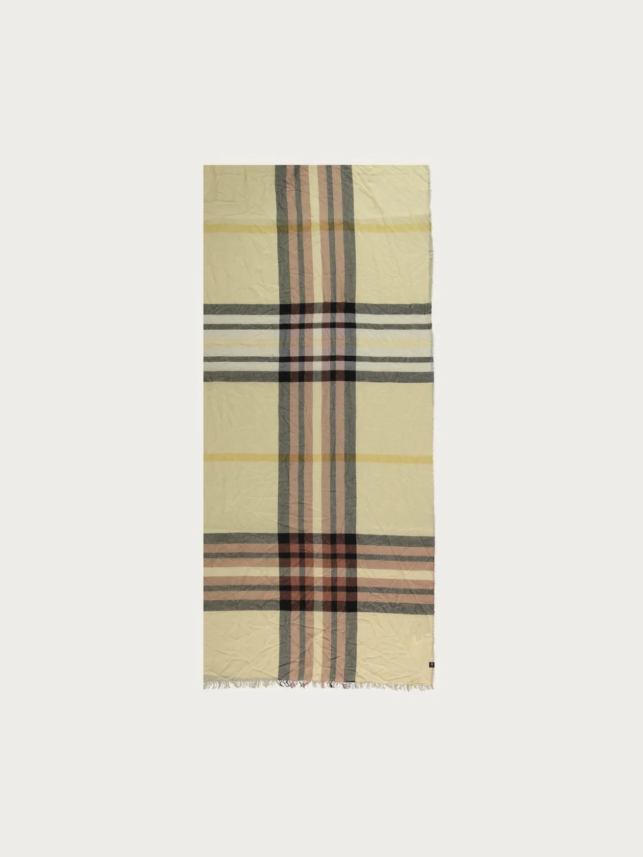 Sustainability Edition - Leichte Stola mit FRAAS Plaid Karo