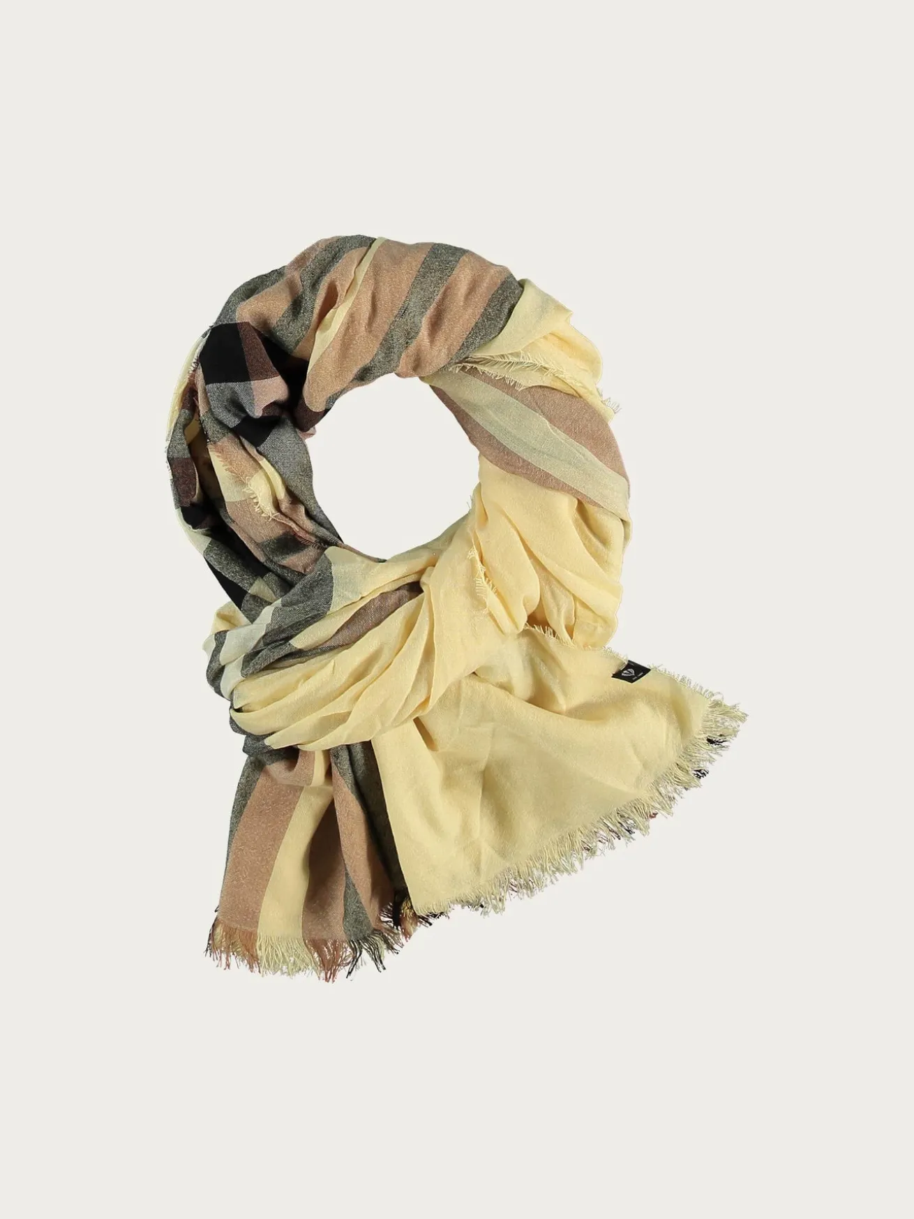 Sustainability Edition - Leichte Stola mit FRAAS Plaid Karo