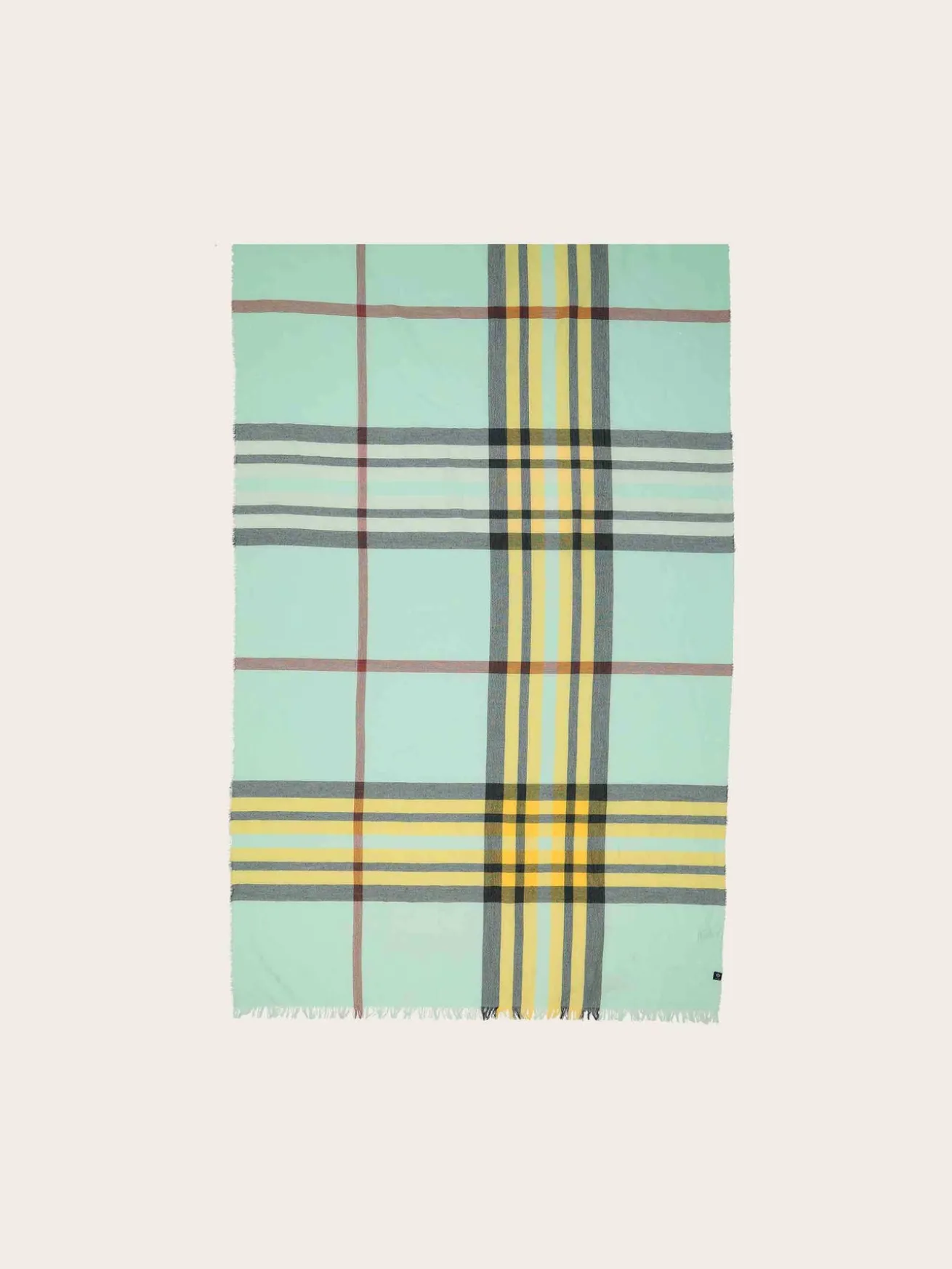 Sustainability Edition - Leichte Stola mit FRAAS Plaid Karo