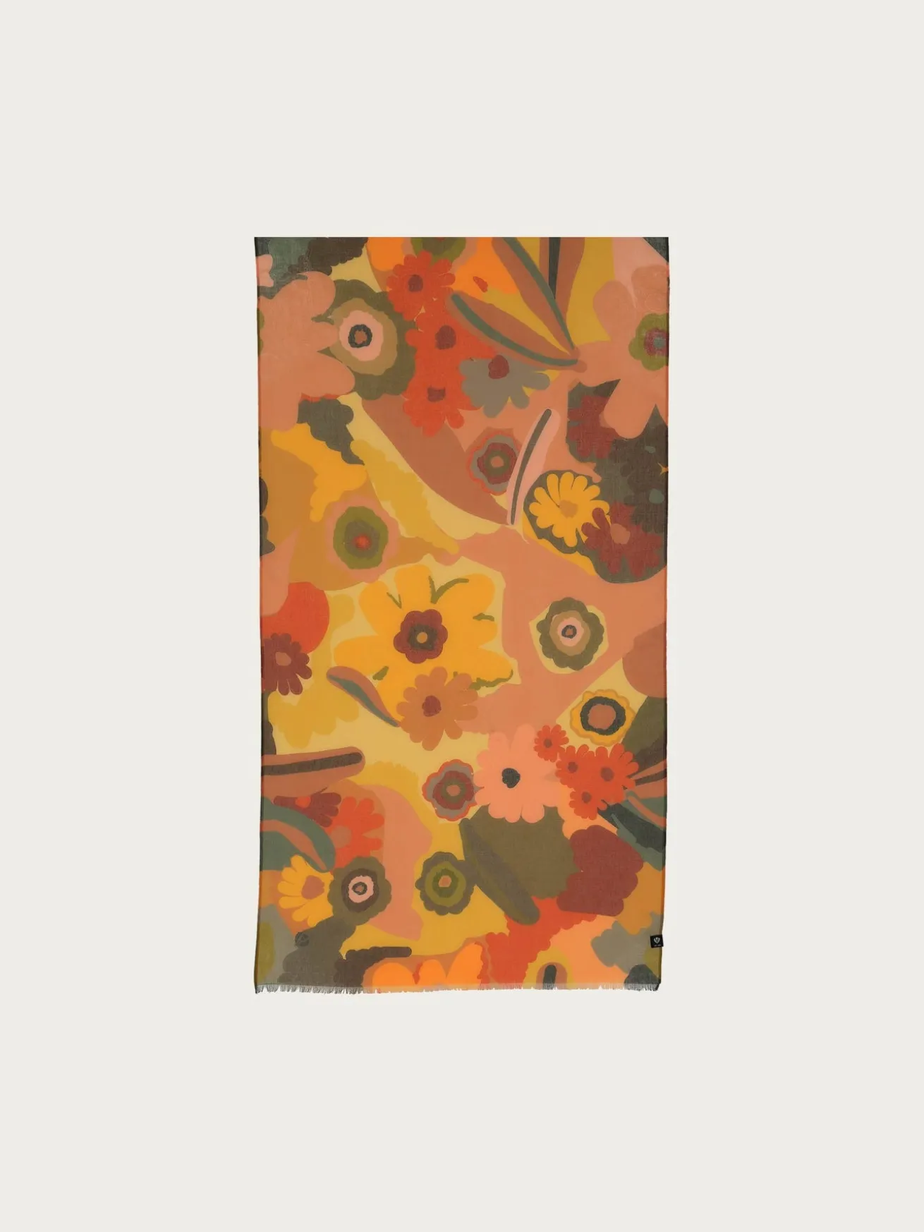 Sustainability Edition - Leichter Schal mit floralem Design