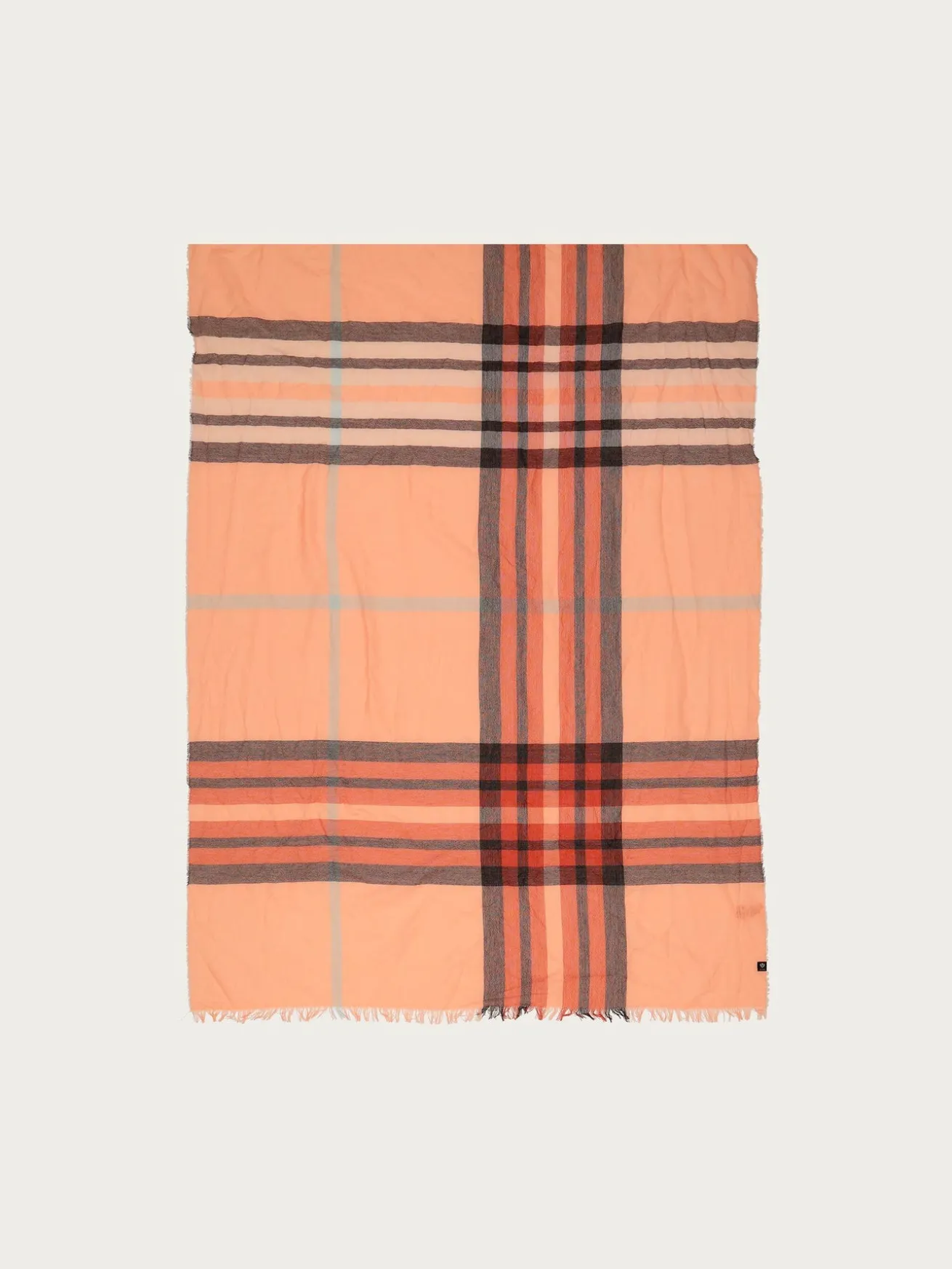 Sustainability Edition - Leichte Stola mit FRAAS Plaid Karo