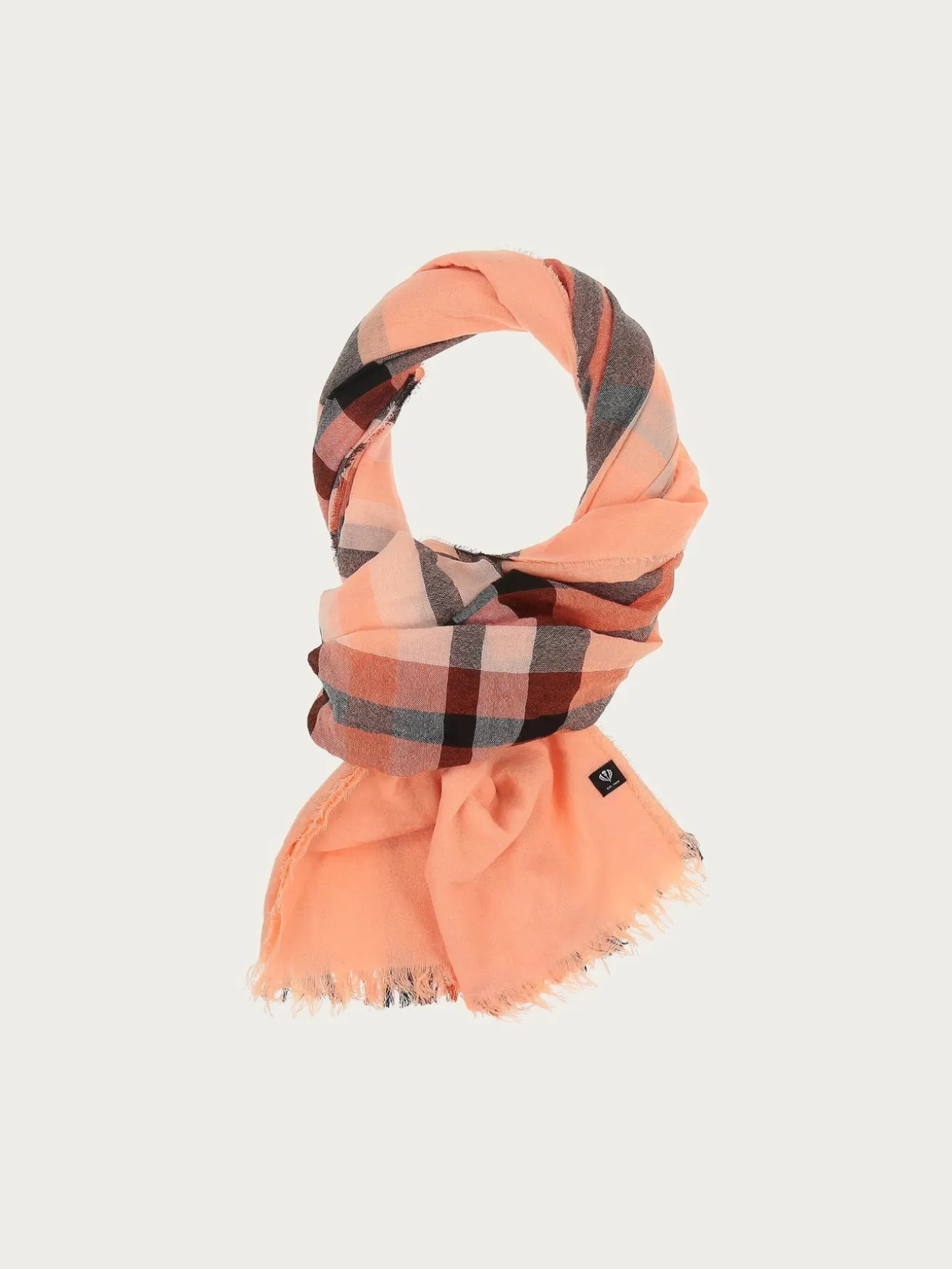 Sustainability Edition - Leichte Stola mit FRAAS Plaid Karo