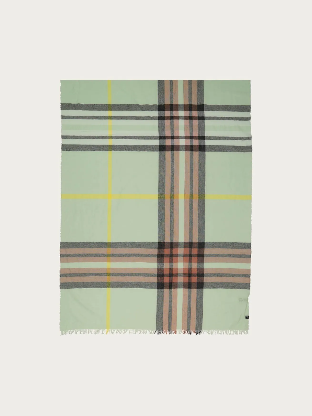 Sustainability Edition - Leichte Stola mit FRAAS Plaid Karo