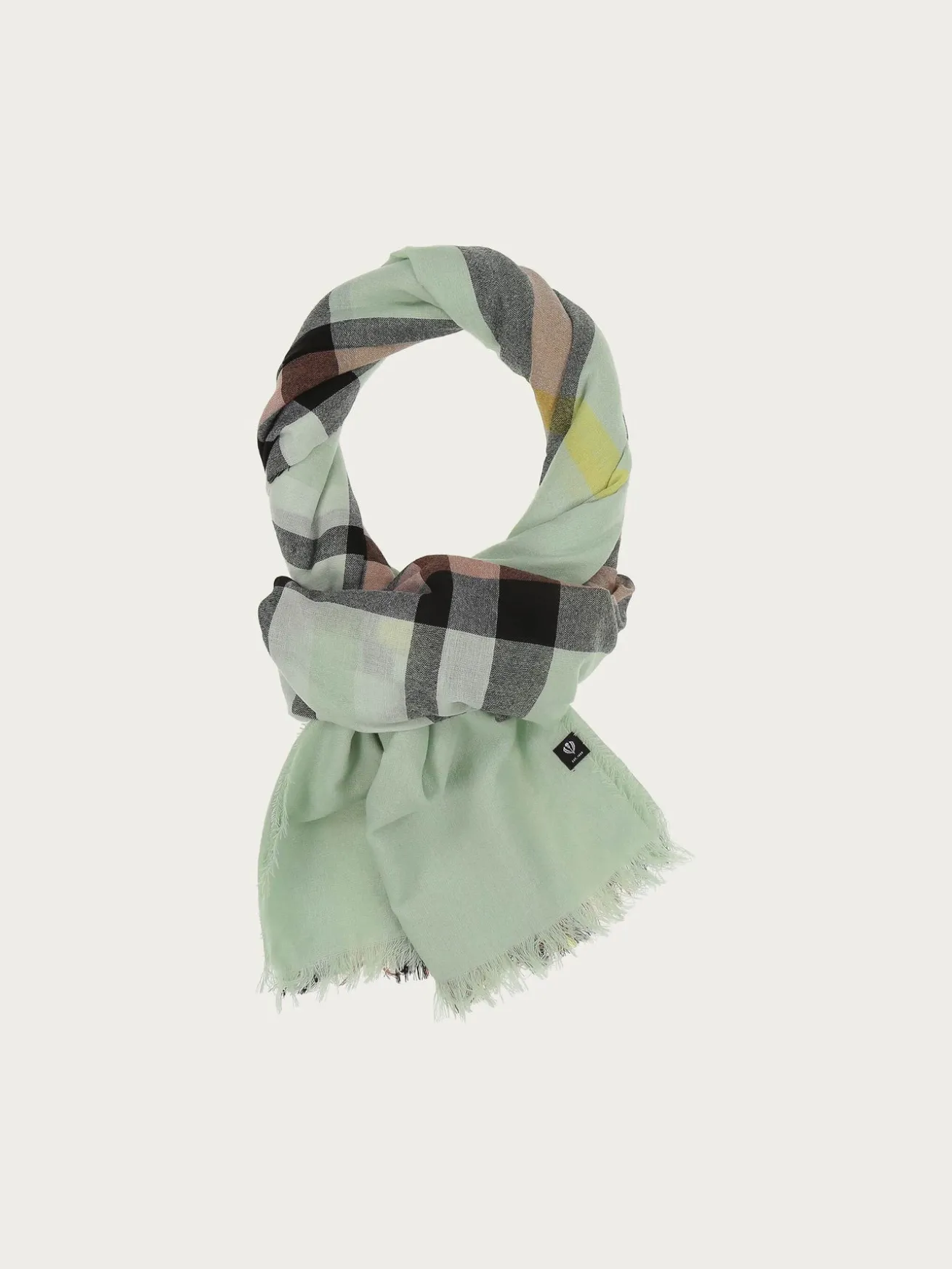 Sustainability Edition - Leichte Stola mit FRAAS Plaid Karo