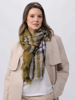 Sustainability Edition - Leichte Stola mit FRAAS Plaid Karo