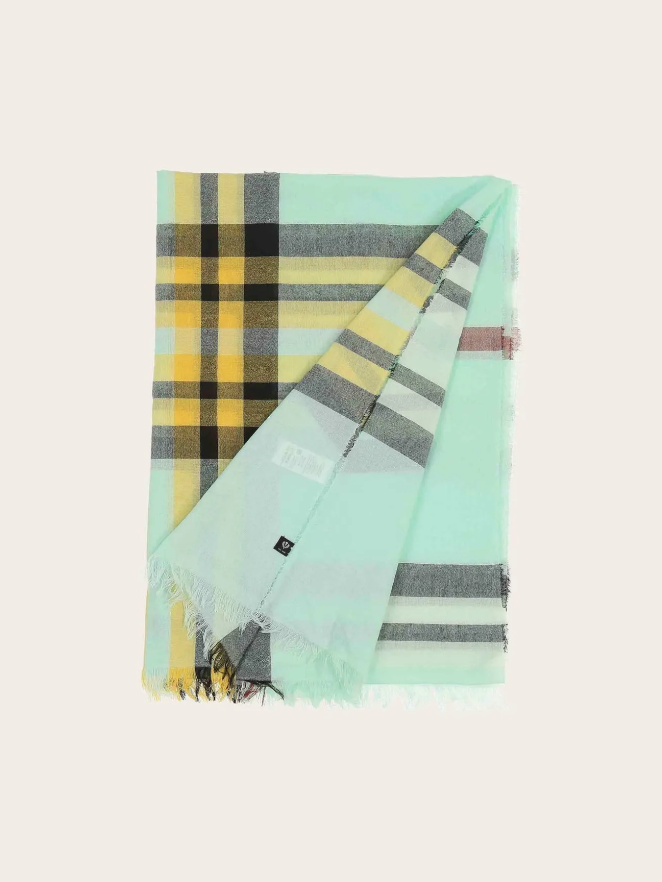 Sustainability Edition - Leichte Stola mit FRAAS Plaid Karo