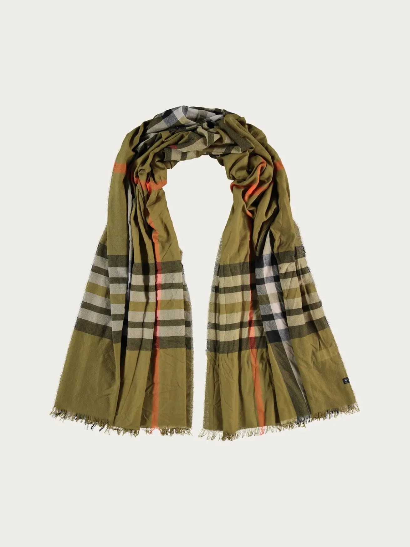 Sustainability Edition - Leichte Stola mit FRAAS Plaid Karo