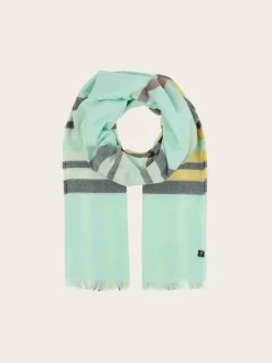 Sustainability Edition - Leichte Stola mit FRAAS Plaid Karo