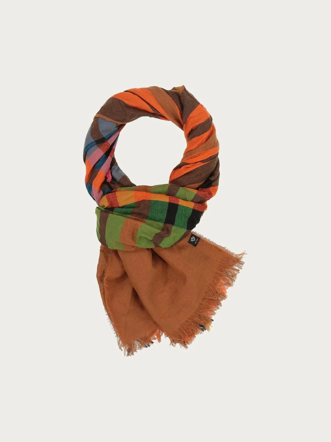 Sustainability Edition - Leichte Stola mit FRAAS Plaid Karo