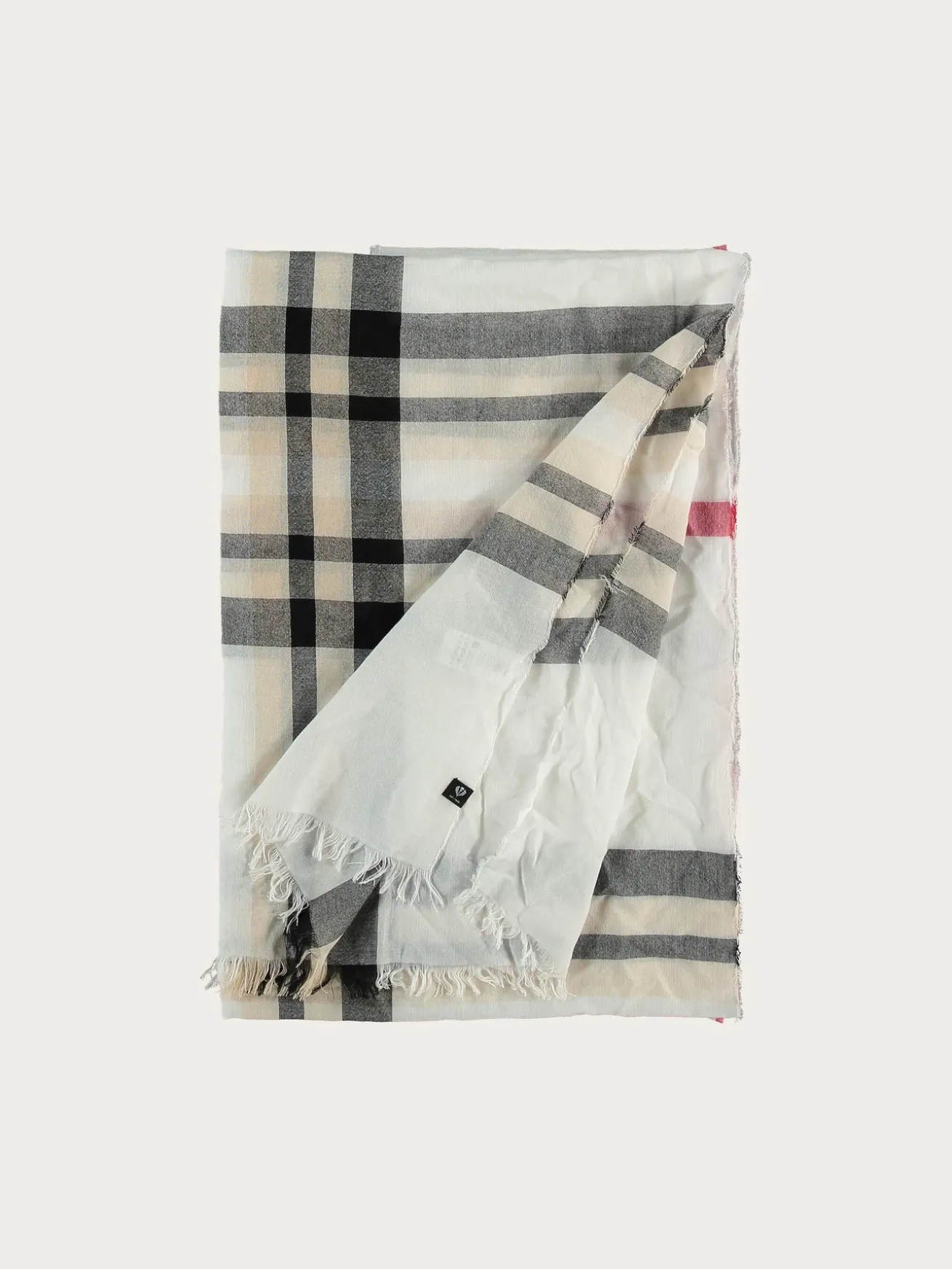 Sustainability Edition - Leichte Stola mit FRAAS Plaid Karo