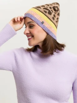 Sustainability Edition - Strickmütze mit Leo-Design