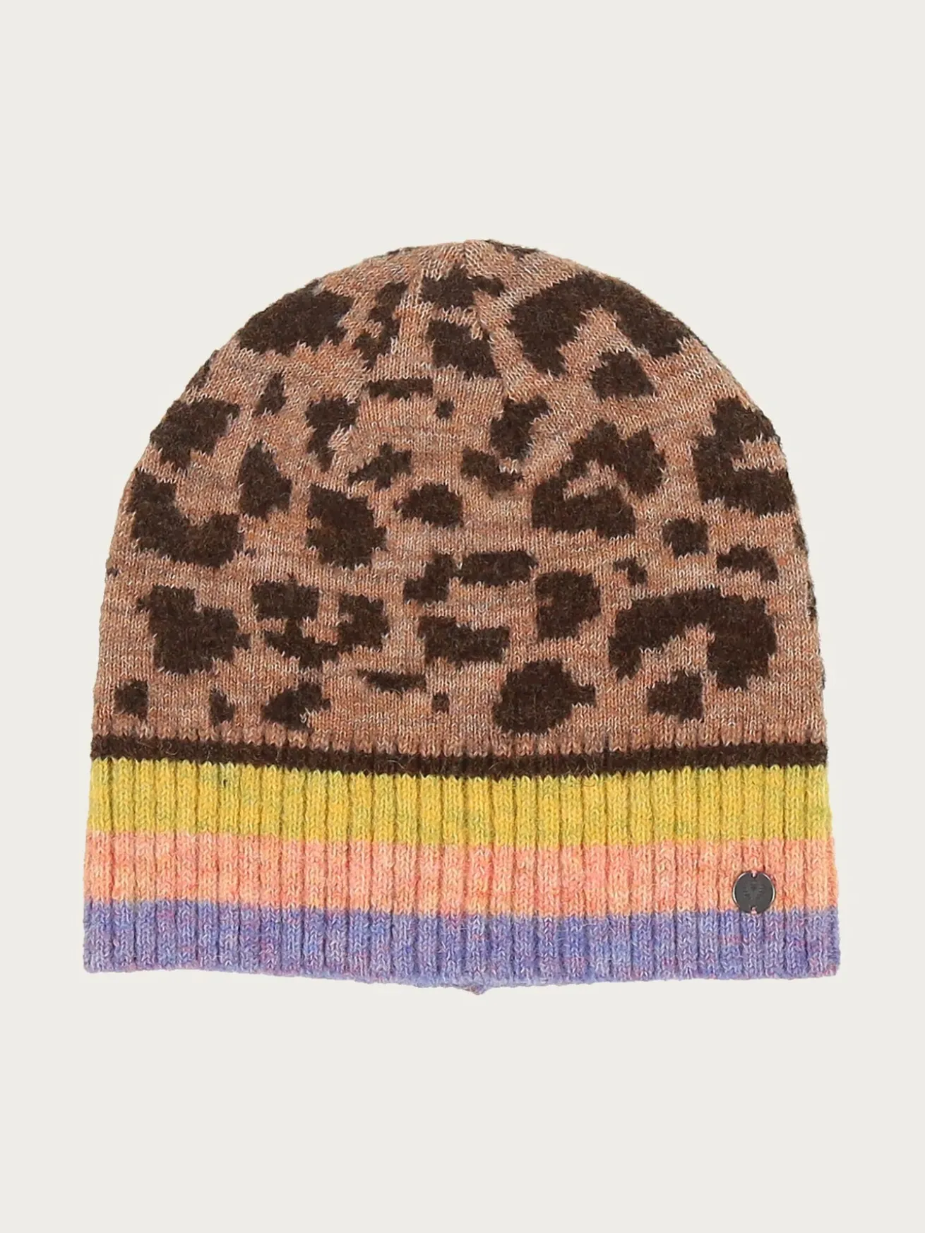 Sustainability Edition - Strickmütze mit Leo-Design