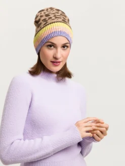 Sustainability Edition - Strickmütze mit Leo-Design