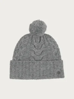 Sustainability Edition - Strickmütze mit Zopf-Mustern