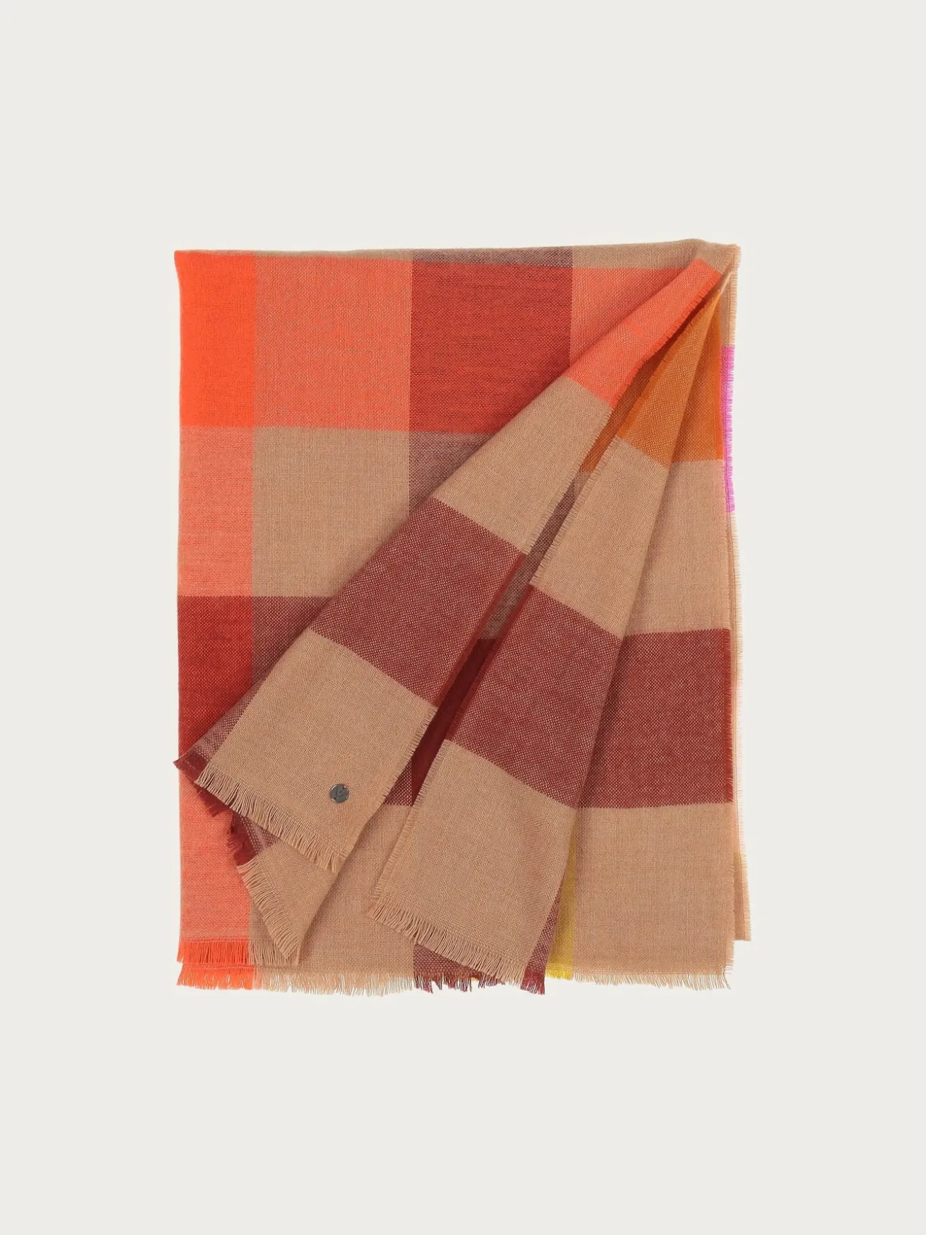 Sustainability Edition - Wollschal mit XL-Karos