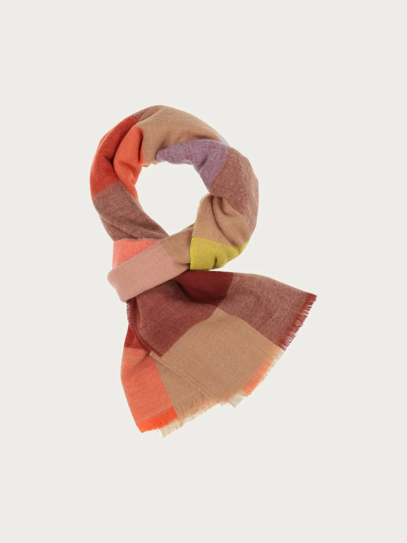 Sustainability Edition - Wollschal mit XL-Karos