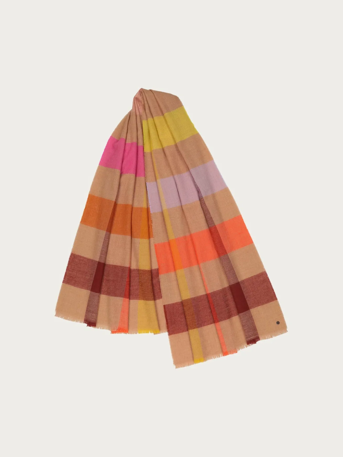 Sustainability Edition - Wollschal mit XL-Karos