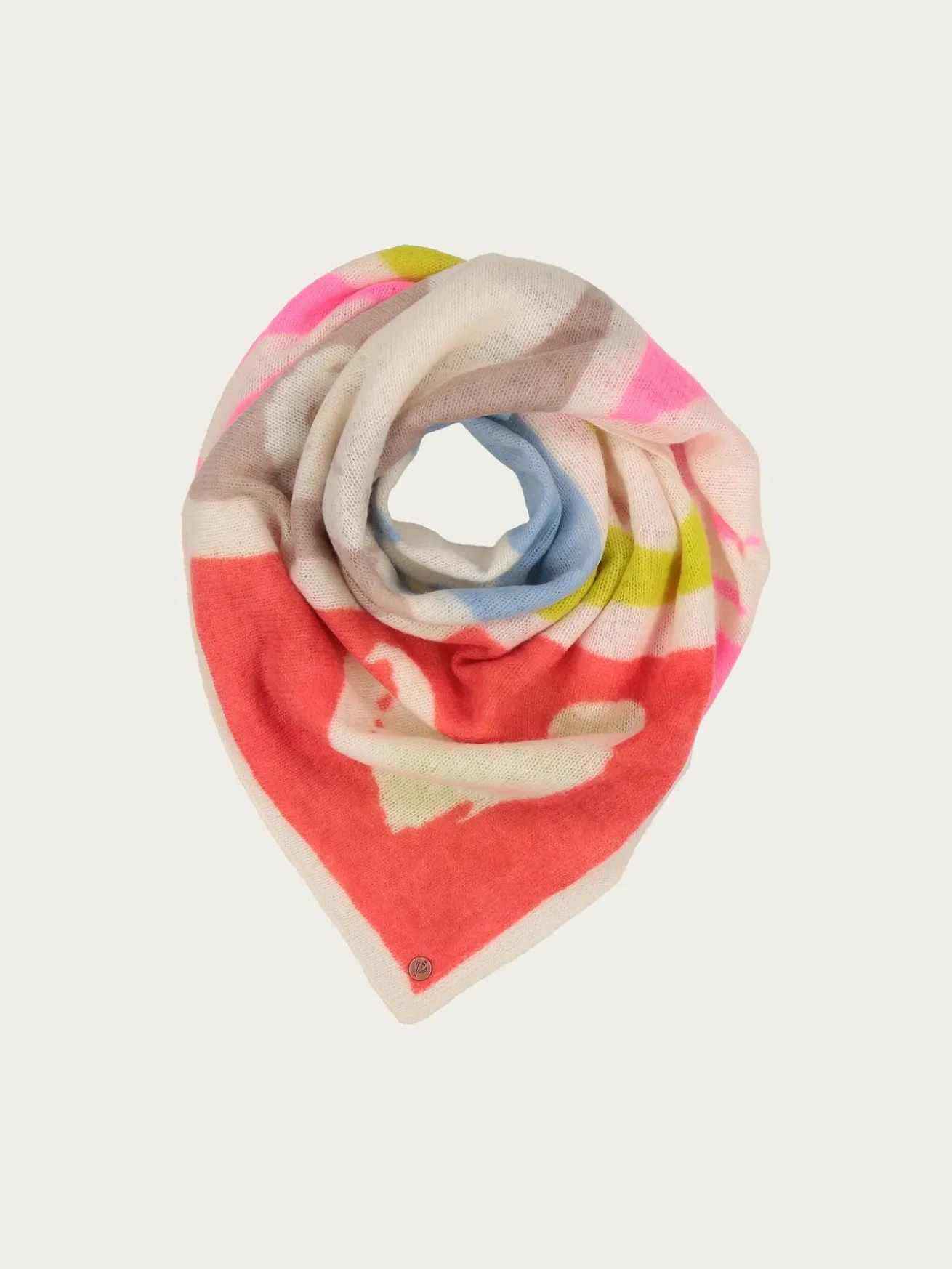 Tuch mit Herz-Design aus reiner Wolle
