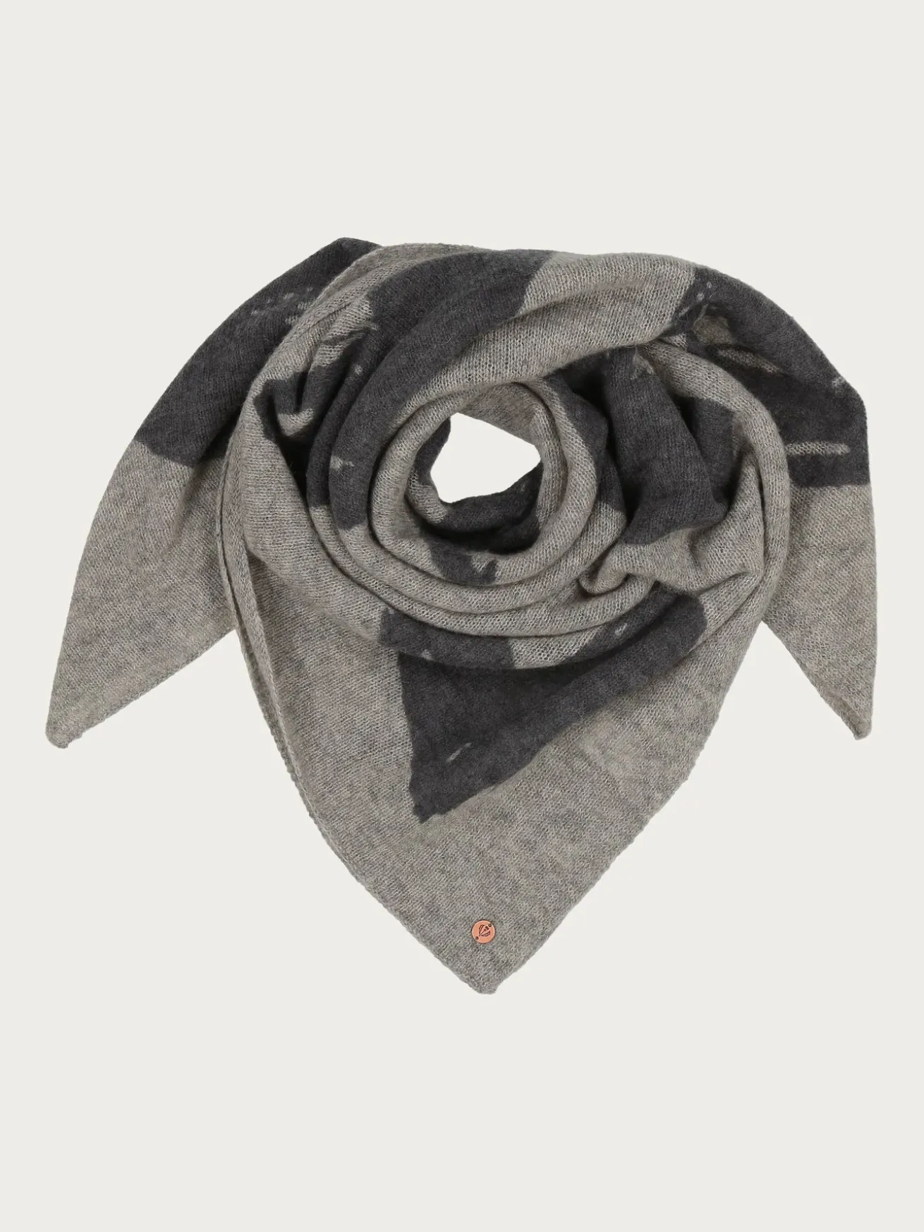 Tuch mit Herz-Design aus reiner Wolle