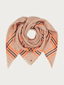 Tuch mit Paisley-Muster in Wollmischung