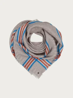 Tuch mit Paisley-Muster in Wollmischung