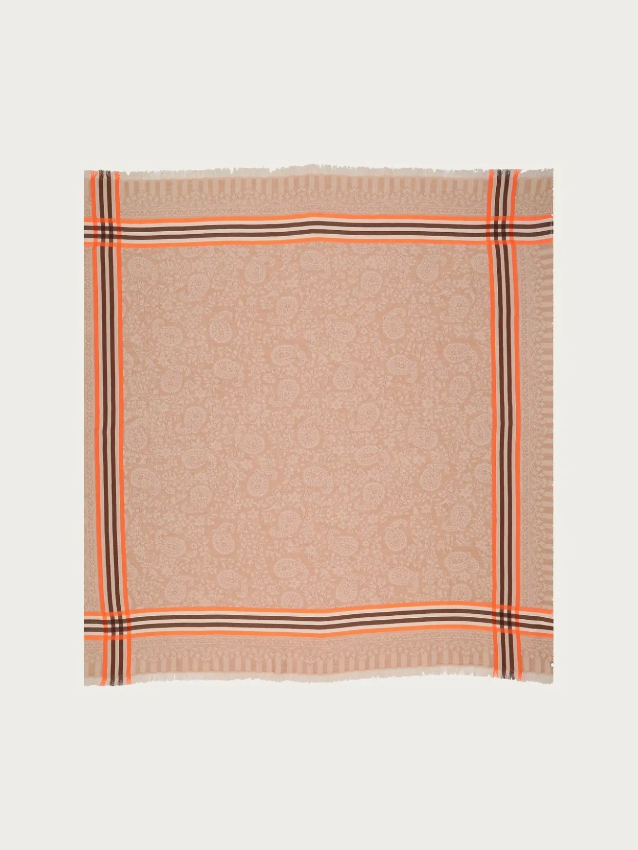Tuch mit Paisley-Muster in Wollmischung