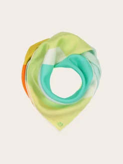 Tuch mit Wellen-Design aus reiner Seide