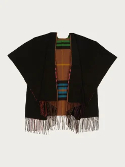 Wendbarer Poncho FRAAS Plaid Karo / Uni
